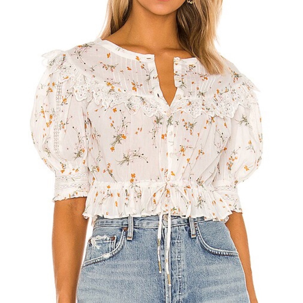 Tularosa Burklee Top in Floral